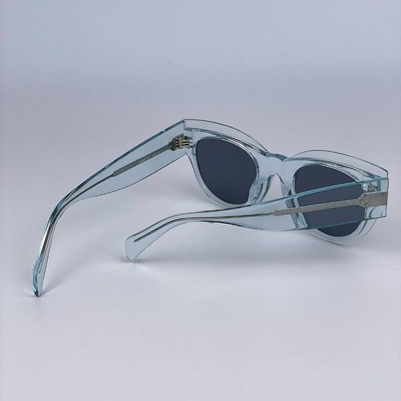 NEW Celine CL40008F 86V Transparent Blue Gradient Unisex Sunglasses - Picture 6 of 11